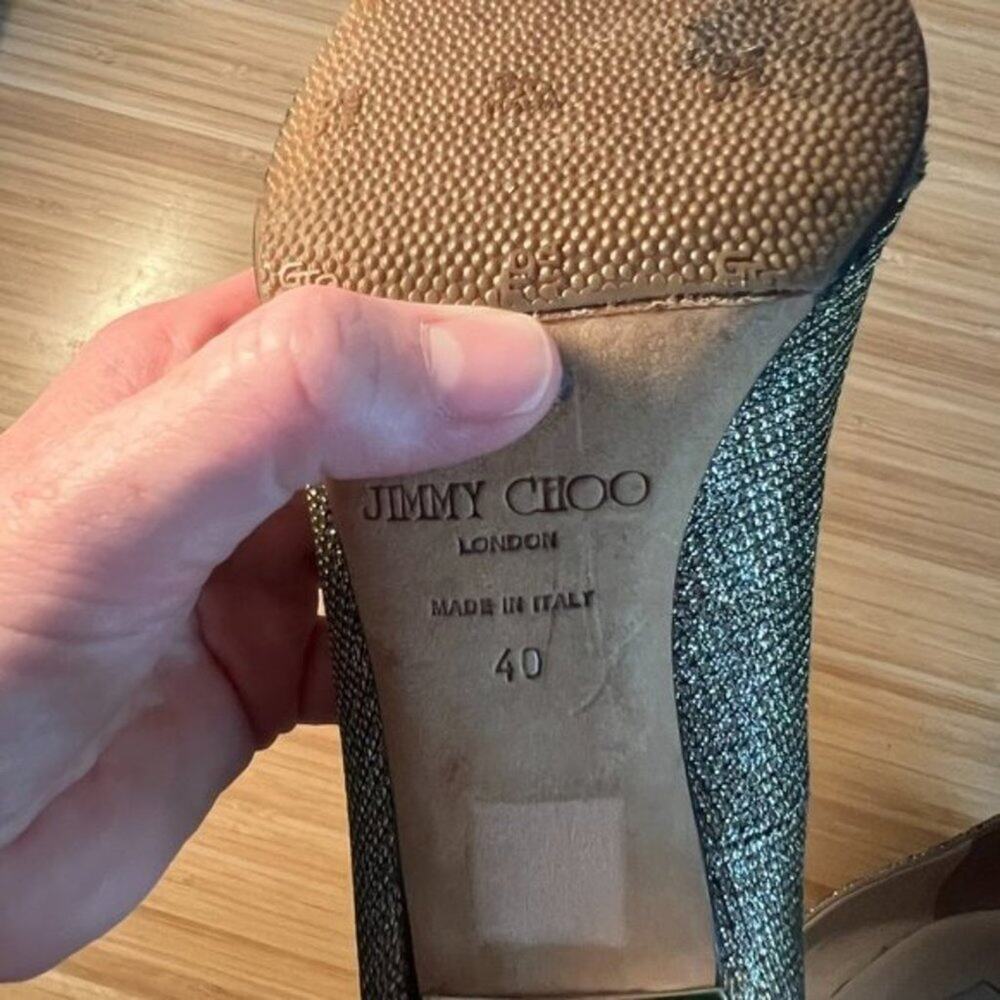Jimmy Choo Silver and Gold Heels - Picture 11 of 11